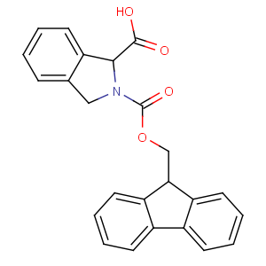 CAS No:204320-59-2 2-(9H-fluoren-9-ylmethoxycarbonyl)-1,3-dihydroisoindole-1-carboxylic<br />acid