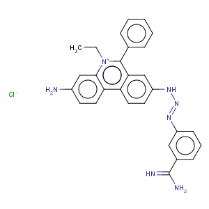 CAS No:20438-03-3 Phenanthridinium,3-amino-8-[3-[3-(aminoiminomethyl)phenyl]-2-triazen-1-yl]-5-ethyl-6-phenyl-