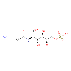 CAS No:204575-07-5 D-Galactose,2-(acetylamino)-2-deoxy-, 6-(hydrogen sulfate), monosodium salt (9CI)