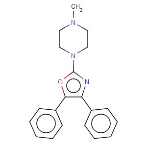 CAS No:20503-88-2 Piperazine, 1-(4,5-diphenyl-2-oxazolyl)-4-methyl-