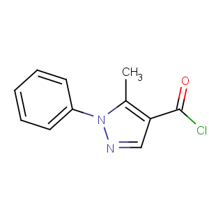 CAS No:205113-77-5 5-methyl-1-phenylpyrazole-4-carbonyl chloride