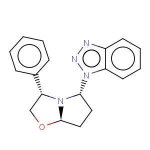 CAS No:205442-89-3 1H-Benzotriazole,1-[(3S,5R,7aR)-hexahydro-3-phenylpyrrolo[2,1-b]oxazol-5-yl]-