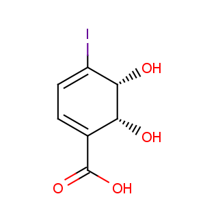 CAS No:205503-96-4 (2r,3r)-1-carboxy-4-iodo-2,3-dihydroxycyclohexa-4,6-diene, 95