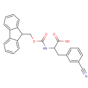 CAS No:205526-36-9 (2S)-3-(3-cyanophenyl)-2-(9H-fluoren-9-ylmethoxycarbonylamino)propanoic<br />acid