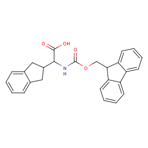 CAS No:205526-39-2 (2S)-2-(2,<br />3-dihydro-1H-inden-2-yl)-2-(9H-fluoren-9-ylmethoxycarbonylamino)acetic<br />acid
