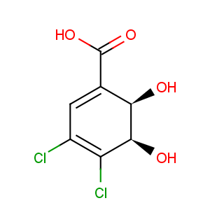 CAS No:205587-32-2 1,3-Cyclohexadiene-1-carboxylicacid, 3,4-dichloro-5,6-dihydroxy-, (5R,6R)-