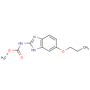 CAS No:20559-55-1 methyl N-(6-propoxy-1H-benzimidazol-2-yl)carbamate