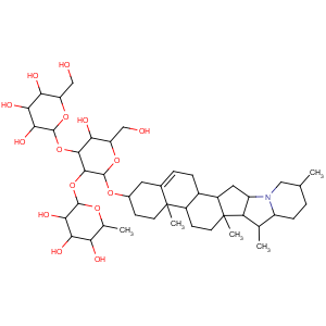 CAS No:20562-02-1 b-D-Galactopyranoside, (3b)-solanid-5-en-3-yl O-6-deoxy-a-L-mannopyranosyl-(1®