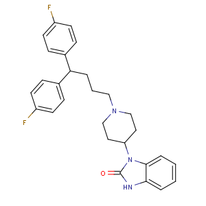 CAS No:2062-78-4 3-[1-[4,4-bis(4-fluorophenyl)butyl]piperidin-4-yl]-1H-benzimidazol-2-one