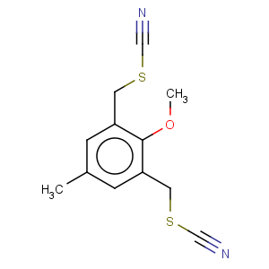 CAS No:206559-38-8 Thiocyanic acid, (2-methoxy-5-methyl-1,3-phenylene)bis(methylene) ester (9CI)
