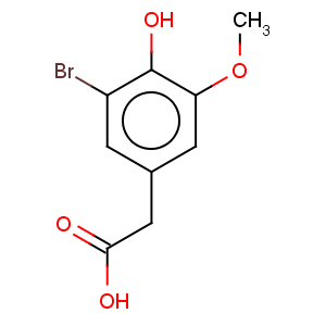 CAS No:206559-42-4 Benzeneacetic acid, 3-bromo-4-hydroxy-5-methoxy-