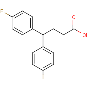CAS No:20662-52-6 4,4-bis(4-fluorophenyl)butanoic acid