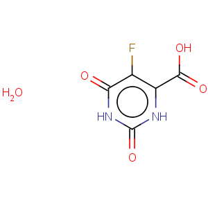 CAS No:207291-81-4 4-Pyrimidinecarboxylicacid, 5-fluoro-1,2,3,6-tetrahydro-2,6-dioxo-, hydrate (1:?)