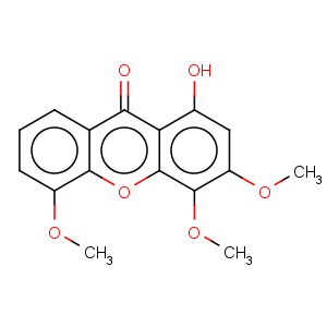 CAS No:20848-59-3 9H-Xanthen-9-one,1-hydroxy-3,4,7-trimethoxy-