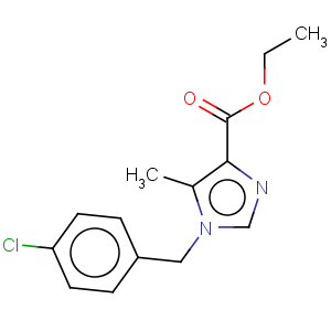 CAS No:208753-36-0 1H-Imidazole-4-carboxylicacid, 1-[(4-chlorophenyl)methyl]-5-methyl-, ethyl ester