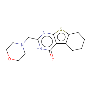 CAS No:20887-01-8 2-(morpholin-4-ylmethyl)-5,6,7,8-tetrahydro[1]benzothieno[2,3-d]pyrimidin-4(3H)-one