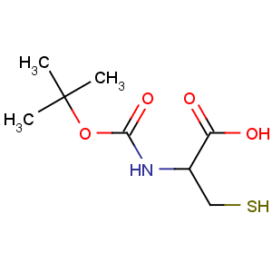 CAS No:20887-95-0 (2R)-2-[(2-methylpropan-2-yl)oxycarbonylamino]-3-sulfanylpropanoic acid