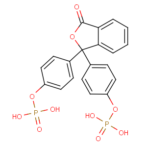 CAS No:2090-82-6 [4-[3-oxo-1-(4-phosphonooxyphenyl)-2-benzofuran-1-yl]phenyl] dihydrogen<br />phosphate