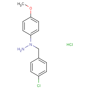 CAS No:20955-94-6 1-[(4-chlorophenyl)methyl]-1-(4-methoxyphenyl)hydrazine