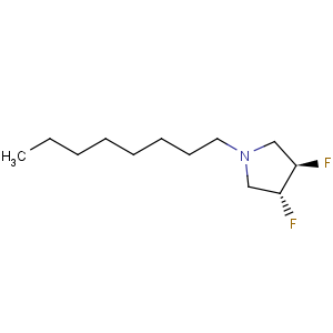 CAS No:209625-78-5 Pyrrolidine,3,4-difluoro-1-octyl-, (3R,4R)-