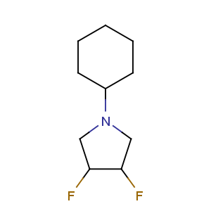 CAS No:209625-81-0 1-cyclohexyl-3,4-difluoropyrrolidine