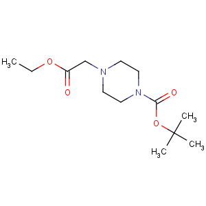CAS No:209667-59-4 tert-butyl 4-(2-ethoxy-2-oxoethyl)piperazine-1-carboxylate