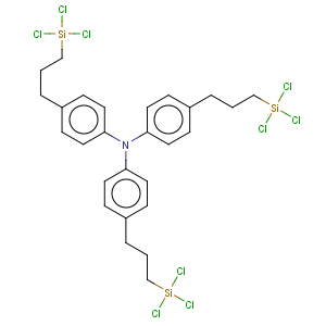 CAS No:209802-64-2 Benzenamine,4-[3-(trichlorosilyl)propyl]-N,N-bis[4-[3-(trichlorosilyl)propyl]phenyl]-