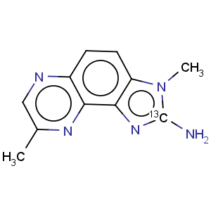 CAS No:209977-58-2 2-amino-3,8-dimethylimidazo[4,5-f]quinoxaline-2-13c