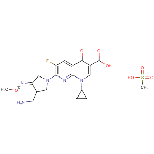 CAS No:210353-53-0 Gemifioxacin mesylate