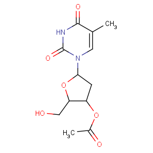 CAS No:21090-30-2 [2-(hydroxymethyl)-5-(5-methyl-2,4-dioxopyrimidin-1-yl)oxolan-3-yl]<br />acetate