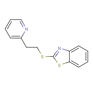 CAS No:21181-94-2 2-(2-pyridin-2-ylethylsulfanyl)benzothiazole