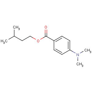 CAS No:21245-01-2 3-methylbutyl 4-(dimethylamino)benzoate
