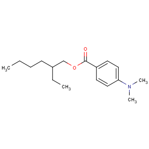 CAS No:21245-02-3 2-ethylhexyl 4-(dimethylamino)benzoate