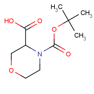 CAS No:212650-43-6 4-[(2-methylpropan-2-yl)oxycarbonyl]morpholine-3-carboxylic acid