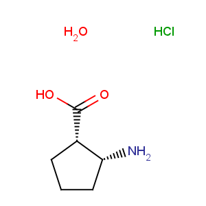 CAS No:212755-84-5 Cyclopentanecarboxylicacid, 2-amino-, hydrochloride, hydrate (2:2:1), (1R,2S)-rel-