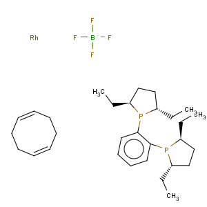 CAS No:213343-64-7 (+)-1,2-Bis((2S,5S)-2,5-diethylphospholano)benzene(cyclooctadiene) rhodium (I) tetrafluoroborate