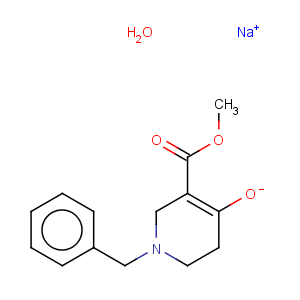 CAS No:213534-31-7 3-Piperidinecarboxylicacid, 4-oxo-1-(phenylmethyl)-, methyl ester, ion(1-), sodium, monohydrate (9CI)
