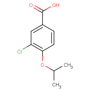 CAS No:213598-07-3 3-chloro-4-propan-2-yloxybenzoic acid