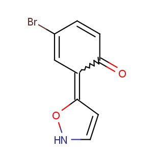 CAS No:213690-27-8 4-bromo-6-(2H-1,2-oxazol-5-ylidene)cyclohexa-2,4-dien-1-one