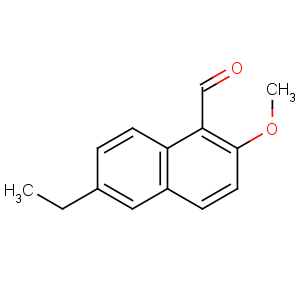 CAS No:21388-17-0 6-ethyl-2-methoxynaphthalene-1-carbaldehyde