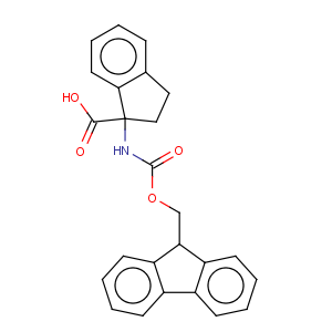 CAS No:214139-28-3 1H-Indene-1-carboxylicacid, 1-[[(9H-fluoren-9-ylmethoxy)carbonyl]amino]-2,3-dihydro-