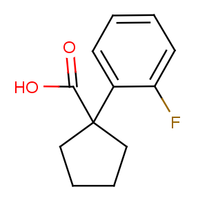 CAS No:214262-96-1 1-(2-fluorophenyl)cyclopentane-1-carboxylic acid