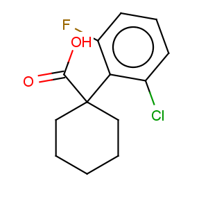 CAS No:214263-04-4 Cyclohexanecarboxylic acid, 1-(2-chloro-6-fluorophenyl)-