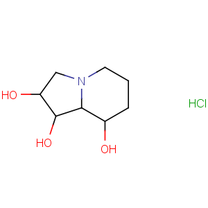 CAS No:214462-68-7 1,2,8-Indolizinetriol,octahydro-, hydrochloride (1:1), (1S,2R,8R,8aR)-