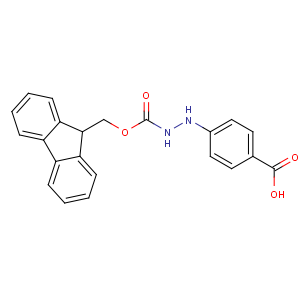CAS No:214475-53-3 4-[2-(9H-fluoren-9-ylmethoxycarbonyl)hydrazinyl]benzoic acid