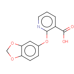 CAS No:214758-41-5 3-Pyridinecarboxylicacid, 2-(1,3-benzodioxol-5-yloxy)-