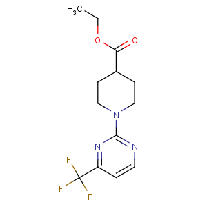 CAS No:215654-84-5 ethyl 1-[4-(trifluoromethyl)pyrimidin-2-yl]piperidine-4-carboxylate