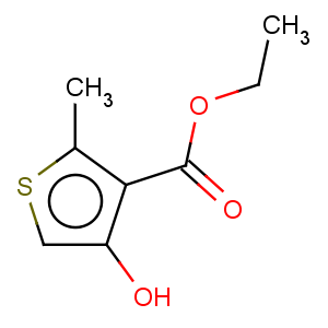 CAS No:2158-82-9 3-Thiophenecarboxylicacid, 4-hydroxy-2-methyl-, ethyl ester
