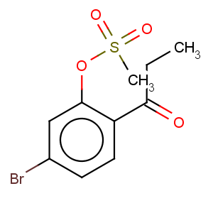CAS No:215815-08-0 1-Propanone,1-[4-bromo-2-[(methylsulfonyl)oxy]phenyl]-