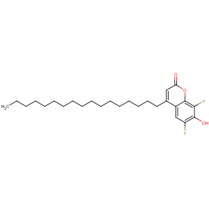 CAS No:215868-47-6 6,8-difluoro-4-heptadecyl-7-hydroxychromen-2-one